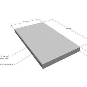 BLUESTONE GRAPHITE SINGLE SQUARE EDGE 600X350X30 ($/UNIT) - Image 5