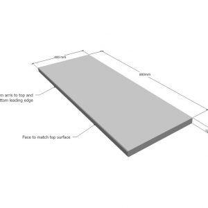 BLUESTONE GRAPHITE SINGLE SQUARE EDGE 800X400X30 ($/UNIT) - Image 5